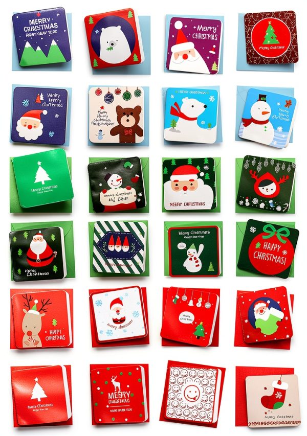 Mini Christmas Cards Rayker 100% Recycled-0