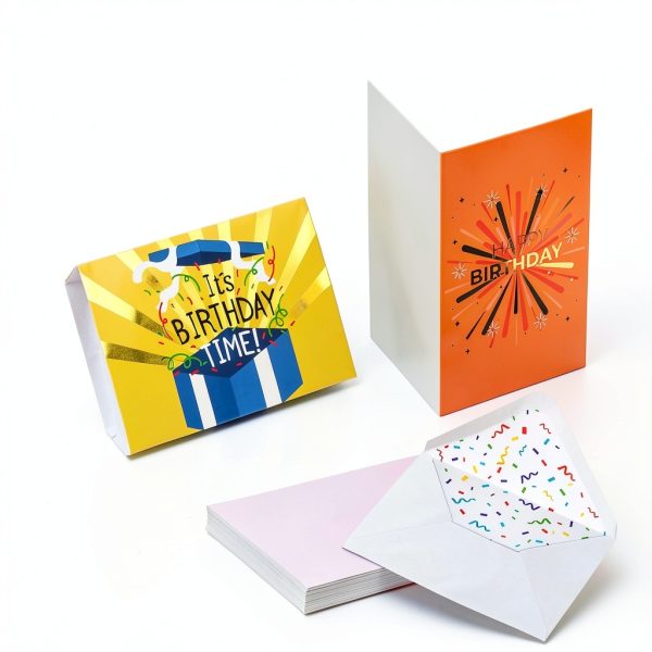 Gold Foil Birthday Cards Solpla 24 Pack Elegant-2