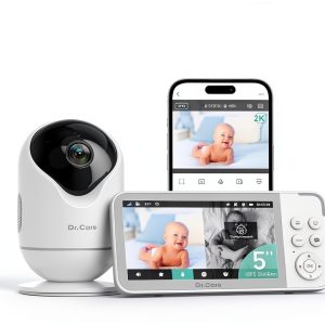 Dr.Care VistaView Baby Monitor 2K Camera White-0