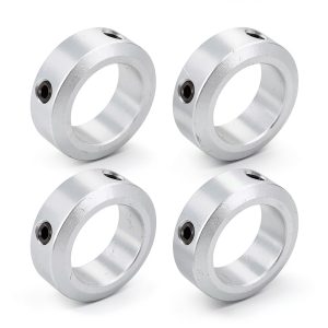KuaKee Aluminum Alloy 4-Pack Clamp-On Shaft Collar 8mm Bore 14mm OD-0