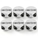 uxcell Double Split Shaft Collar Set 6pcs 4mm Bore Aluminum Alloy-0