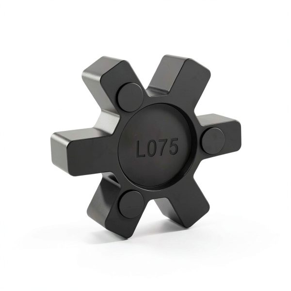 L075 Flexible NBR Rubber Spider Center Insert, 4 Pack Solid Coupling Pad Bumper Spider Center Inserts for L075 L Jaw Coupling Set-1